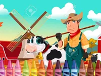 Farm Coloring image