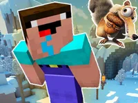 Noob Parkour : Snow Age image